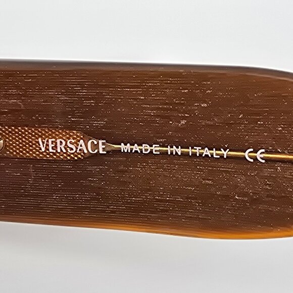 Versace Mod 4052 402/13 Brown Gold Frame Brown Lens Oversized Sunglasses 61mm main image 5